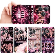Soft black phone case for Realme C51S C67 C68 C63 C61 P1 Note 50 Kpop Girl Group Aesthetic casing An