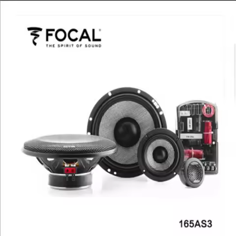 Free Shipping 1 Set FOCAL ACCESS 165AS3 Component Car Speakers 3-Way 16.5cm 6.5" 160W Genuine Focal 