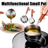 Stainless Steel Hot Oil Pot Cooking Pot Mini Milk Pot Oil Pouring Pot Pouring Oil Pot Home Burning O