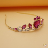 Kids Princess Crown with Rhinestone Wedding Full Glittering Crown Hollow Crown for Bride Bridesmaid 