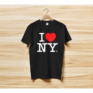 เสื้อยืดคุณภาพดี (พิมพ์พรีเมี่ยม)เสื้อสกรีนลาย I LOVE NY ️ เทรนด์ยอดฮิต 2023
