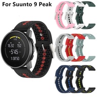 22mm Silicone Strap for Suunto 9 Peak Huawei Watch 3 46mm GT2 Wristband Outdoors Sport Smart Watch Breathable Replacement Band
