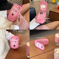 Pink Girl Flip Big Brother Suitable For iPhone 15 14 13 12 11 Pro Max i13 i14 15pro Phone Case