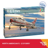 Model Kits 1/48 North American FJ - 2/3 Fury by Italeri