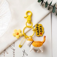 Pendant British Short-Haired Cat Doll Key Ring BO24381 Cat Key Ring Bag Accessories Key Ring Pendant