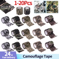 5-20Pcs Camouflage Tape Hunting Tape Army Camo Outdoor Shooting Blind Wrap Camouflage Stealth Tapes 