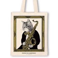 古典音樂貓帆布袋-薩克斯風 | 音樂禮品 | 古典樂器