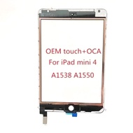 OEM Copper New Glass Touch Screen Digitizer With OCA Frame Sticker For iPad mini 4 A1538 A1550 2015 