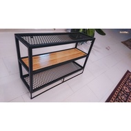 Isaac Industrial Wall Rack Wardrobe Heavy Duty Minimalist Vintage Rustic Retro Modern