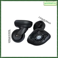 [GazechimpecMY] 2Pcs Luggage Wheels Replacement Impact Resistant Mute Trolley Bag Wheels