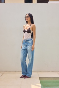 TGDA.CO - กางเกงยีนส์เอวต่ำ Body Girl รุ่น Townhome Denim