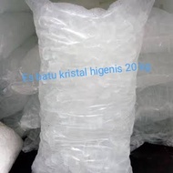Es batu kristal higenis 20 kg sawangan Depok