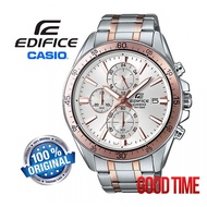 CASIO ORIGINAL EDIFICE EFR-546SG-7AV CHRONOGRAPH WATCH (2 YEARS WARRANTY)JAM TANGAN LELAKI JAM CASIO MAN WATCHES