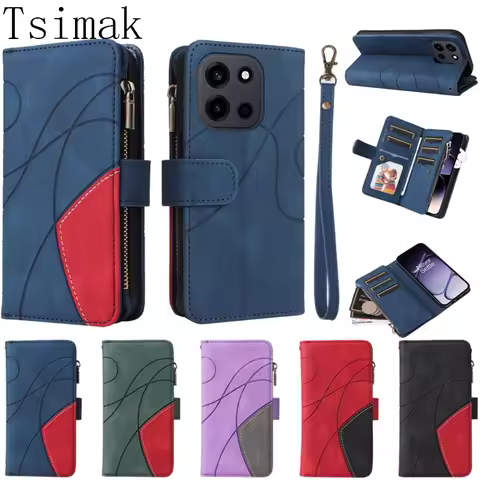 Leather Phone Case For Oneplus Nord 6 5 CE 4 Lite CE5 Turbo 6V 6 ACE 6 3 3V 5 Pro Ultra Racing Zippe