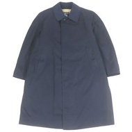 成色極佳的Burberry復古格紋大衣，顏色羊毛絨。海軍藍，男士L碼。英國製造。