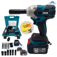 MOLITA บล็อกแบต บล็อกไฟฟ้า 199V รุ่นใหม่ 2in1 แบตเตอรี่อย่างดี 1ก้อน หรือ 2ก้อน รองรับงานหนัก สว่า