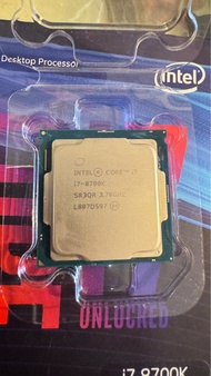 電腦cpu i7 8700k