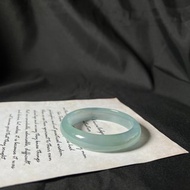 藍調 | 高冰藍水翡翠手鐲 | 貴妃鐲 #16.8