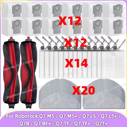 Fit For Roborock Q7 M5 / Q7 M5+ / Q7 L5 / Q7 L5+ / Q7 TF / Q7 TF+ / Q7B/ Q7 BF+/ Q7T+ Plus Parts Mai