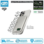 EGO MAGPOWER Gen.5F 5000mAh magsafe powerbank Support iPhone 20W PD3.0 and 15W Wireless Charging