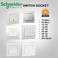 Schneider Vivace Switch 1G/2G Press /1G1W/1G2W/2G1W/2G2W/3G1W/4G1W |20A 30A Water Heater Sirim