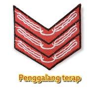 Badge / Bet / Emblem BordirTingkat Pramuka Ramu Rakit Terap - Rakit