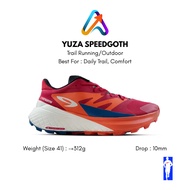 MERAH 910 Nineten Yuza Speedgoth Red/Cream/Teal Trail Running Shoes, Outdoor, Tracking