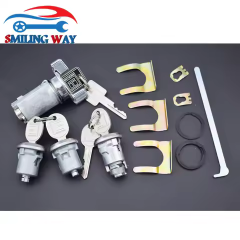 Ignition or Door or Trunk Lock Cylinder Keys Barrel Kit LC1426 DL1580 TL1575 For Chevrolet Buick GMC