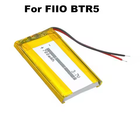 New 700mAh 3.7V Battery For FIIO BTR5 Music Player Speaker Li-Polymer Replacement Battery