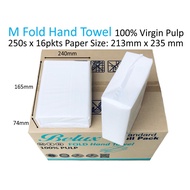 Wholesale Offer | Belux M Fold Hand Towel Fully Wrapped Standard Toilet Washroom Tissue