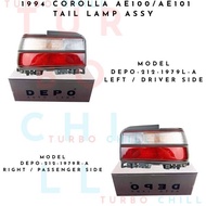 DEPO-212-1979-A 1994 COROLLA AE100/AE101 TAIL LAMP ASSY