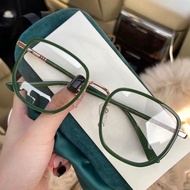 Photochromic Anti Radiation Eyeglasses fashion Square Transitional Glasses Women