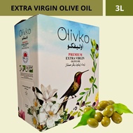 OLIVKO Olive Oil Tunisia | Premium Organic Extra Virgin | 3L | Minyak Zaitun Asli