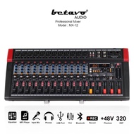 MIXER AUDIO BETAVO MX 12 PROFESSIONAL AUDIO MIXER 12 CHANNEL