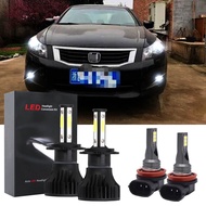 For Honda Accord TAO 8th Gen (2008 - 2012) (Head Lamp) Front Headlight Headlamp Lamp 6000K set of 4 