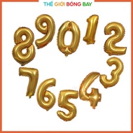 Birthday Number Balloons According to Age 0 1 2 3 4 5 6 7 8 9 16 inches (40cm)