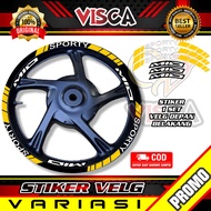 Motorcycle Rim List Rim Stickers Mio Sporty Rim Stickers