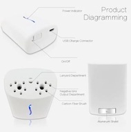 迷你個人負離子空氣淨化器頸鍊連 LED 顯示燈  qpokckp Mini Personal Negative Ion Air Purifier Necklace with LED Indicator
