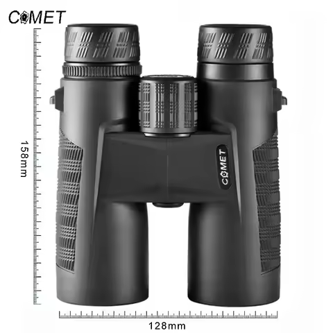 COMET 8x42 10X42 Powerful Binoculars Long Range Waterproof Bak4 Telescope Night Vision High Clarity 