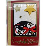 Closest to A5 Size Handmade Card Greeting Card Wishes Card Graduation 3D Pop Up Card