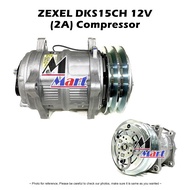 Zexel 12V 2A (DKS15CH 508 Type) Air Cond Compressor (Valeo 526343)