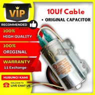 【𝐎𝐑𝐈𝐆𝐈𝐍𝐀𝐋】10UF 2CABLE CAPACITOR with Bracket MESIN BASUH Aluminium High Quality