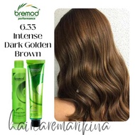 6.33 INTENSE DARK GOLDEN BROWN Bremod Hair Color - With Oxidizer Set