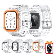 Transparent Soft TPU Strap Bracelet Watchband for iWatch Series 11/10 46mm 42mm
