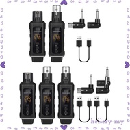 [HelleryMY] Transmitter Receiver for Dynamic Microphone 48V XLR Transmitter and Receiver for Guitar 