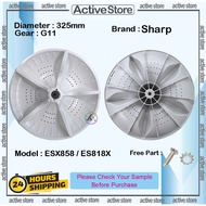 Sharp Washing Machine Pulsator Plate 325MM Gear11 ESX858 / ES818X