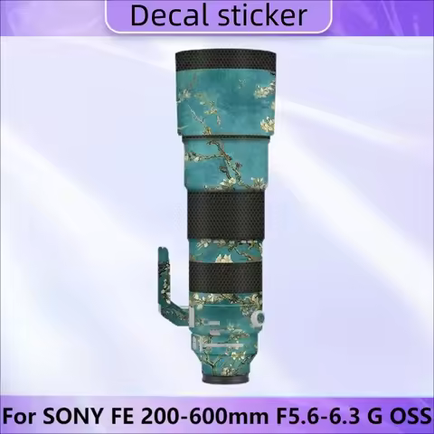 For Sony FE 200-600mm F5.6-6.3 G OSS Lens Sticker Protective Skin Decal Film Anti-Scratch Protector 