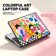[Ready Stock] Color Oil Painting Creative Hard Shell Adapt to macbookNeo M5/macbookair13/pro53cm Sho