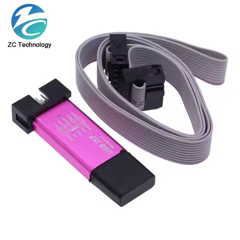 USBASP USBISP ISP Programmer Downloader for Arduino 51 ATMEL AVR Support 64 Bit Win7 & 32Bit Win98 W