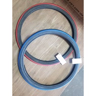 FKR Bicycle Tyre Black+Red@Blue 20x1.35